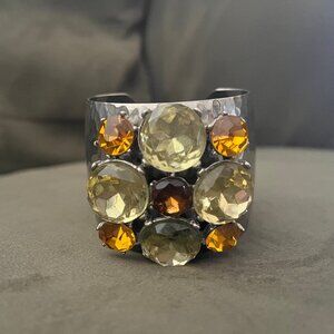 Vintage 1980’s Gerard Yosca Gem Cuff